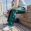 Men's Pants Men's Casual Straight Sporty Trouses Button Openning Track Fashion Street Style Bottom Male Slacks