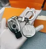 Hoge Qualtiy merkontwerper Keychain Holder Key Chain Porte Clef Gift Men Women Souvenirs Car Bag Keychain met Box A30A