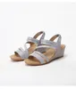 Klänningskor Fabrik Bulk Kvinnor kilhäl Sandal Roman Style Strapped Bohemian Ankel Wrap Outdoor Office Lady Summer Soft Leather