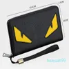 New-Whole- 2016 New Brand Men's Wallet Zipper Long Phone Clutch Bag Fashion High Quality Asey Eyes Purse Clutch Wall307K