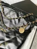 Luksusowe prawdziwe skórzane torby na zakupy crossbody klasyczne modne luksusowe projektanci TOTES Clutch ramię metalowe litery łańcucha torba plażowa