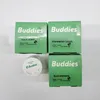 buddies 1G live Упаковка из смолы Банка для соуса Badder 1g Box Package 0.035oz Концентраты Контейнер канифоли оптом Крышки с защитой от детей с этикеткой