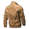 Herenjacks Spring herfst Bomber Jacket Mens Army Workout Windscheper Tactische lagen Tactical Coats