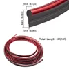 5M Car Dashboard Insert Flexible Trim Auto Interior Door Edge Decorative Moulding Strip Accessoires With Scraper