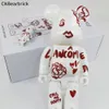 Bearbrick – boîte de couleur domestique 400% 28CM, bloc de construction, poupée tendance ours violent, ornement décoratif fait à la main, nouveau Spot