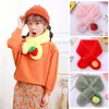 A variety of colors cute cartoon plush warm children's scarf