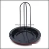 Bbq Tools Accessories Steel Beer Can Chicken Turkey Roaster Oven Rotisserie Grill Rack Stand Holder Tray Vertical Potry Xmas Drop Otdiw