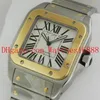 Top Quality 100 Automatic Machinery Mens Watch Stainless Steel & 18k Yellow Gold w200728g Men's Sport Wrist Wat2113