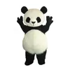 Costume de mascotte de panda chaud de haute qualité Costume de mascotte d'animal d'ours drôle d'Halloween taille adulte