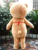 Teddy Bear Mascot Costume Suit Adult Halloween Funny Party