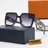 Fashion luxury 12x12 frame man mens hot designer sunglasses for men and woman vintage square matte frame Letter printed Color film glasses trend leisure style