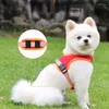 Dog Collars Pet Harness Saddle Leash Suede Puppy Set Supplies Accessories