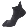 Men's Socks Men Running Toes Separated Sweat-Absorbent Breathable Sports Cycling Casual