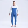 Heren thermisch ondergoed Winterheren Warm fluweel Set Katoen Long Johns Underdershirt Tops T -shirtbroek Dikke kleding Man man man