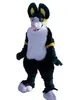 2023 Long Fur Husky Dog Fox Mascot Costumes Cartoon Mascot Apparel Performance Carnival Adult Size Promotional Advertising Clothings