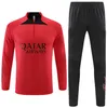 PSG Survêtement Hommes Football Training Suit 21 22 23 24 Tuta Maillot Jersey Jacket Kit Paris Mbappe Hommes et Enfants Survêtements de Football Jogging Survetement Chandal