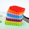 Food Grade Silicone Honeycomb Ice Cream Tools Grid DIY Ice Cube Ball Maker Mold Used Home Party Bar Kitchen Tool