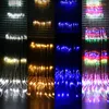 Night Lights LED 3X3M 320LED Waterfall Curtain Icicle String Light Outdoor Meteor Shower Rain Garland Wedding Party Background