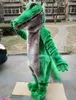 Noël vert Crocodile mascotte Costume fête jeu robe tenue publicité Halloween adulte mascotte Costume