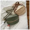 Luxury Korean Fashion Handbags 2021 Messenger Bags Personality Wide Shoulder Strap Chest Bag Large Capacity Waist Purse271W