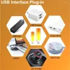 Gece Işıkları USB LED Alev Efekt Lamba Simülasyonu Dinamik Ampul Titreşen Alevsiz Mumlar Ev Dekor Kampı İçin Işık