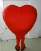 2022 Usine chaude nouveau coeur rouge de costume de mascotte adulte taille adulte Costume de mascotte de coeur fantaisie