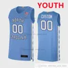 Kid NCAA Finale vier college North Carolina Jerseys Tar Heels Basketball 5 Armando Bacot 2 Caleb Love 13 Dawson Garcia 45 Brady Manek 1 Leaky Black 4 RJ Davis University