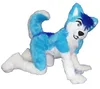 2023 Lang haar Husky Dog Fox Mascot Costumes Cartoon Mascot Apparel Performance Carnaval Adult Grootte Promotionele advertentie Kleding