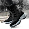 Top Boots Fashion Snow Shoe for Women Thick Fleece Platform Mid-calf Boot Non-slip Air Cushion Cushioning Travel Hiking Ski in Winter 221213