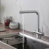 Keukenkranen kraan uittrekken messing water tap direct drinken drie manieren gootsteen mixer purifier