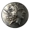 Forntida grekiska mynt Kopiera silverpl￤terade metallhantverk Specialg￥vor Type3392