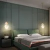 Pendant Lamps Nordic Bedroom Bedside Light Simple Modern Mirror Kitchen Island Luxury Long Line Hanging Lamp Gold Chrome Round Indoor