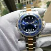 2 kolory Super Factory Mens Watch V5 41mm Czarny niebieski ramka ceramiczna 2813 Ruch automatyczny Mężczyźni 904L Stalowe zegarek nurkowe Nowe OR231S