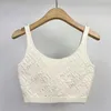 Women's Sweaters Designer Double F early spring new embossed all over letters tank top suspender skirt suit BLAM