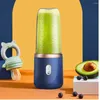 Juicers Homehold Shaker Bottle Portable Juicing Cup 400 ml 6 Blades Electric Blender USB Fruit Juicer