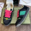 Designer Casual Shoes Womens Men Shoe Strawberry Sneaker Luxury Sneakers mode Full Letters Trainer Breattable Mesh Trainers Outdoor