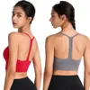 Yoga outfit y-formad vacker rygg sportbh sexig stötsäker snabbtorkning fitness underkläder