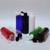 Aufbewahrungsflaschen 30 Stück 250 ml leere Kunststoff-Reiseflasche mit Flip-Cap, farbig, nachfüllbar, PET für Kosmetikbehälter, Duschgel