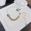 23SS 11stle المرأة الفاخرة Desinger Anklets Summer 18K الذهب مطلي بالفولاذ المقاوم للصدأ المقاوم المقاوم للصدأ سلسلة ملحقات أزياء المجوهرات الهدية