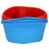 Baking Tools 10 Pieces Silicone Cake Mold Valentine's Day Round Pan 4 Inch Kitchen Bakeware Red Blue