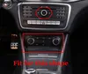 Bilstyling för Mercedes Benz A B C E Class GLK GLA CLA GLE ML GL AMG AIR CONDITERING Volym Knob Decoration Cover Sticker