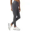 LU-530 Yoga Pants Women's High Cross Waist Sports Pants Running Fitness Tight Casual Gym Leggings