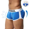 Sous-pouts jockmail sexy short boxer rembourré masculin coton push up gay sous-vêtements buenhancer tronc doux inclut les coussinets avant arrière