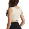 Shapers pour femmes Body Shaping Femme Ceinture de correction assise Double rangée Boucle Soutien-gorge Gather Soutien-gorge Anti-affaissement Débardeur de poitrine latérale