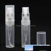 Other Home Garden 1000Pcs Plastic Per Spray Empty Bottle 2Ml 2G Refillable Sample Cosmetic Container Mini Small Round Atomizer For Otjrw