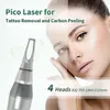 2023 Pico-Laser Tattoo Removal Machine 808 Diode Laser Hårborttagare Picosekund Q Switch ND Yag Ta bort åldersplatsen Birth Mark Eyeline Pigment