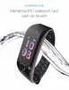 F1S Smart Bracelet Color Screen Monitor de ox￭geno Smart Watch Smart Heart Monitor Rastreador de fitness Smart Wristwatch para Android I2406379