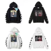 Off White Virgil Veste à capuche pour homme Sweat-shirts Marque Suprem Sweat à capuche Femme Couple T-shirts Baseball Sweat Bape Hip Hop Streetwear OSFO