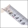 Tape Measures 5M 7.5M Retractable Measuring Stainless Steel Rer Durable Metric Red Measure Tool Drop Delivery Office School Business Otm1A