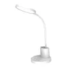 Bordslampor Desk Lamp Eye Protection med mobiltelefoninnehavare USB Laddningsbart l￤sljus f￶r sovrumets sovsal Hemstudie